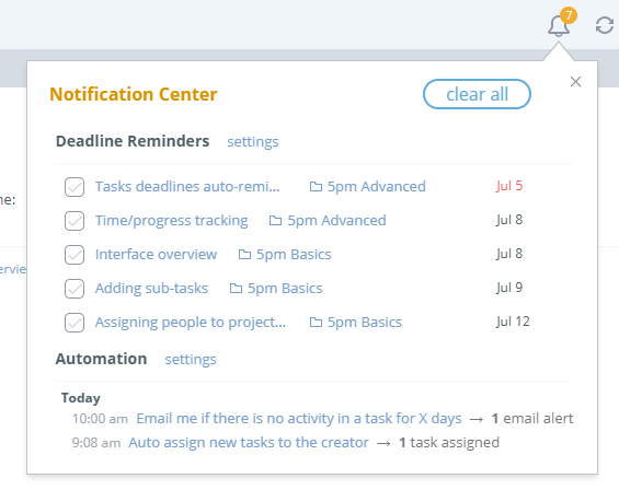 Automation Logs