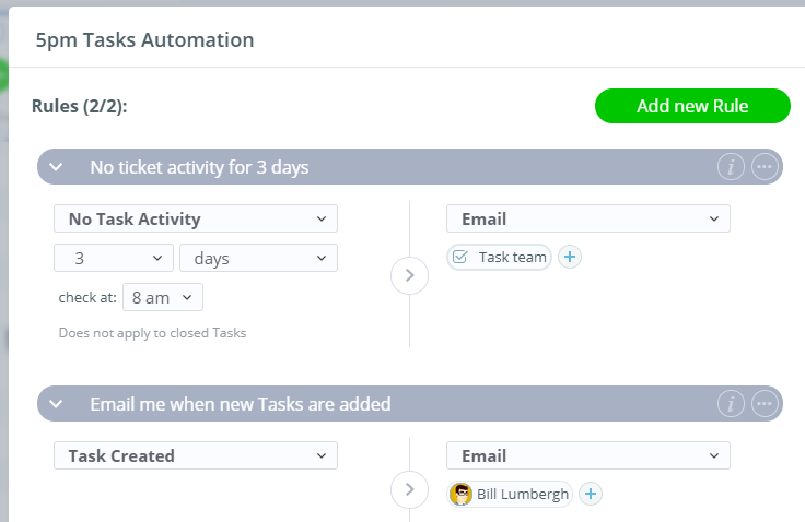 5pm Tasks Automation